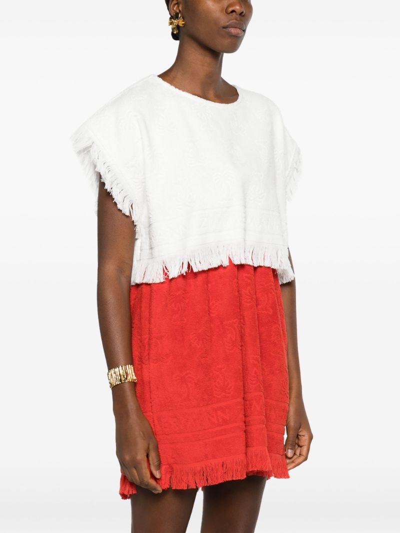 White Alight Crop Top