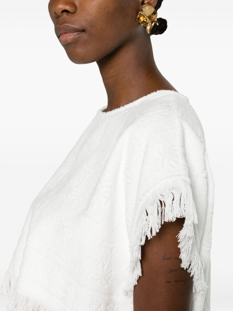 White Alight Crop Top