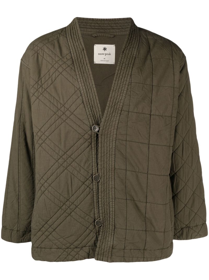 Green Quilted Cotton Jacket
