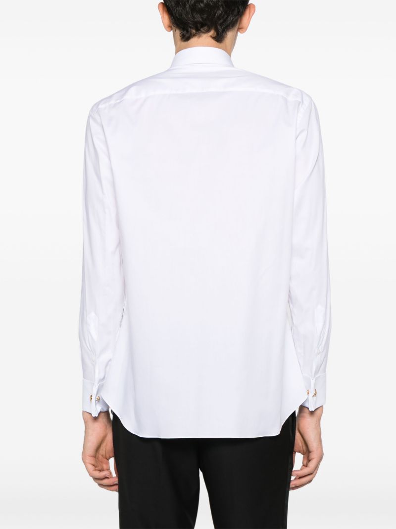 White Long Sleeved Cotton Shirt