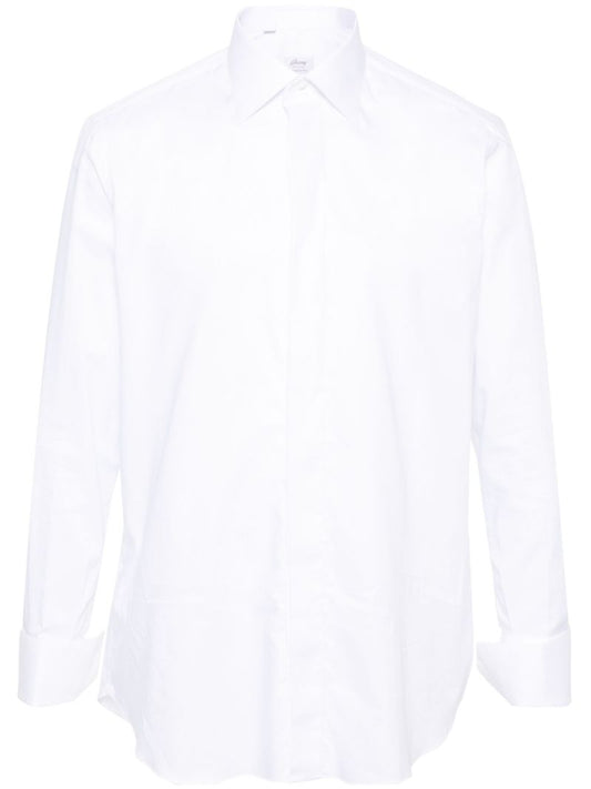 White Long Sleeved Cotton Shirt