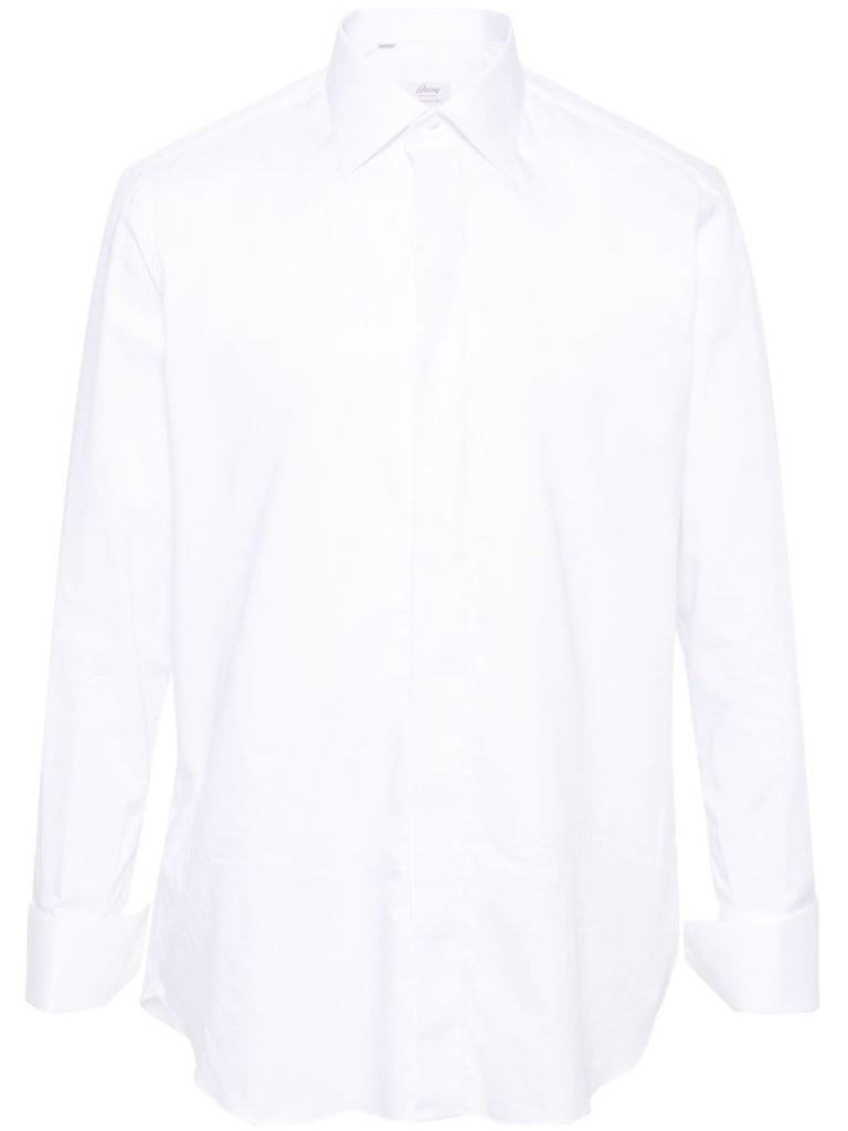 White Long Sleeved Cotton Shirt