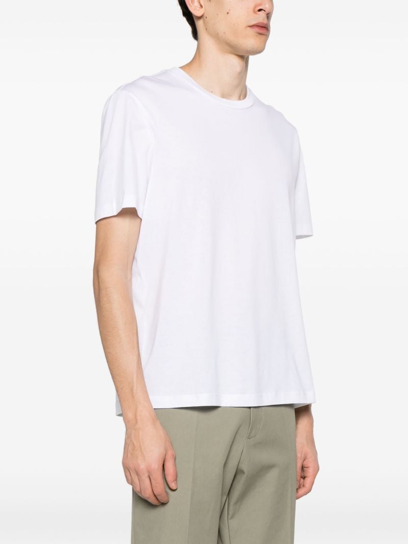 White Crew Neck Cotton T-shirt