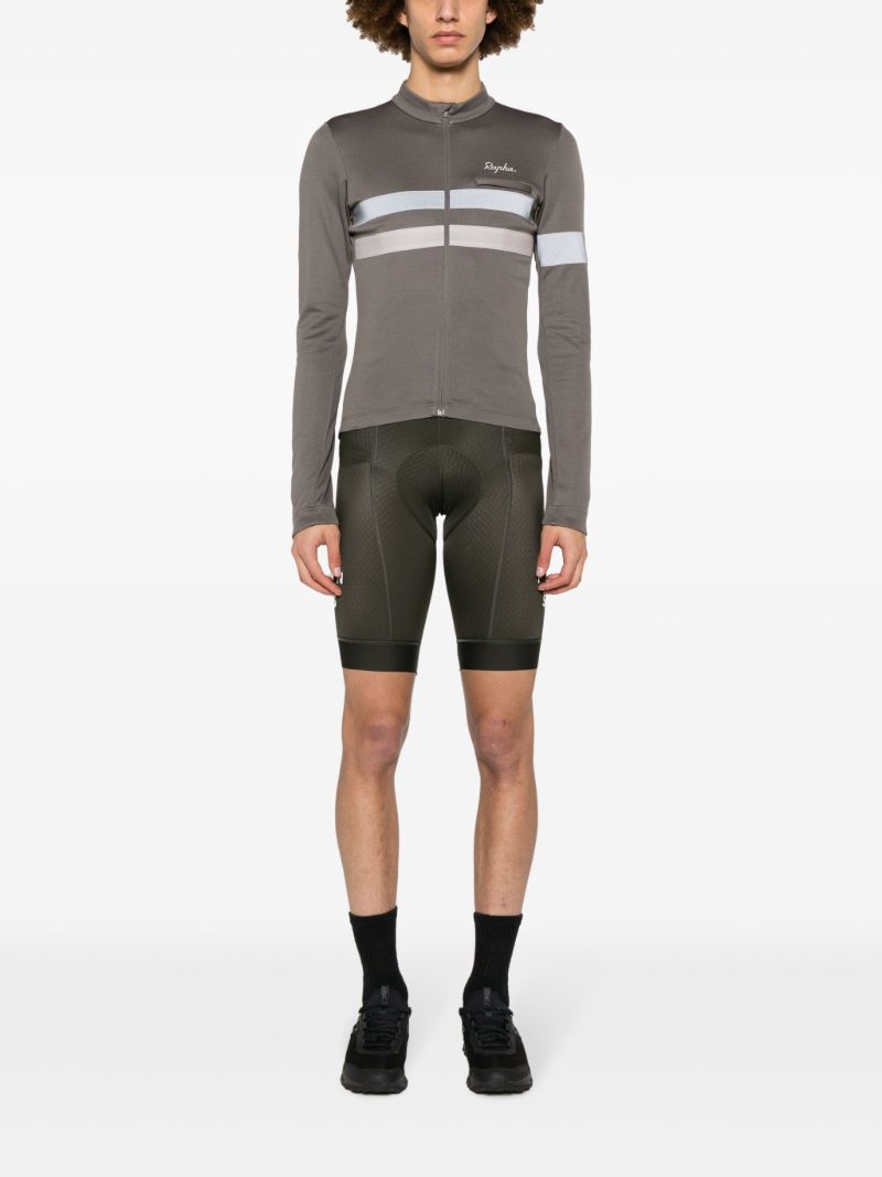 Grey Brevet Long Sleeve Jersey