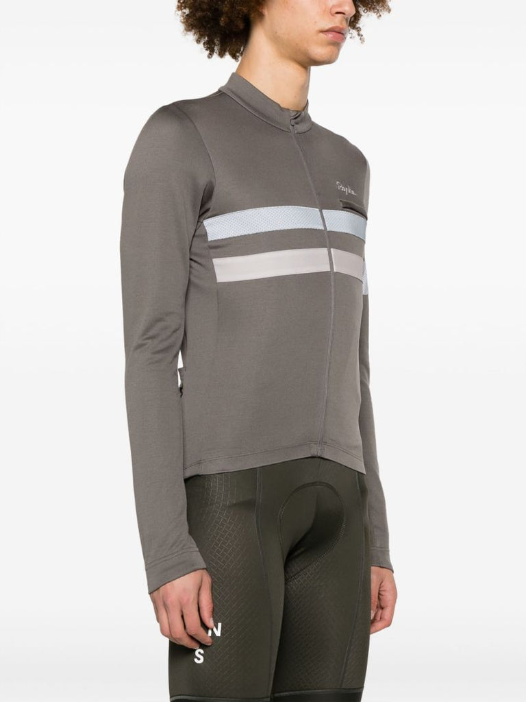 Grey Brevet Long Sleeve Jersey