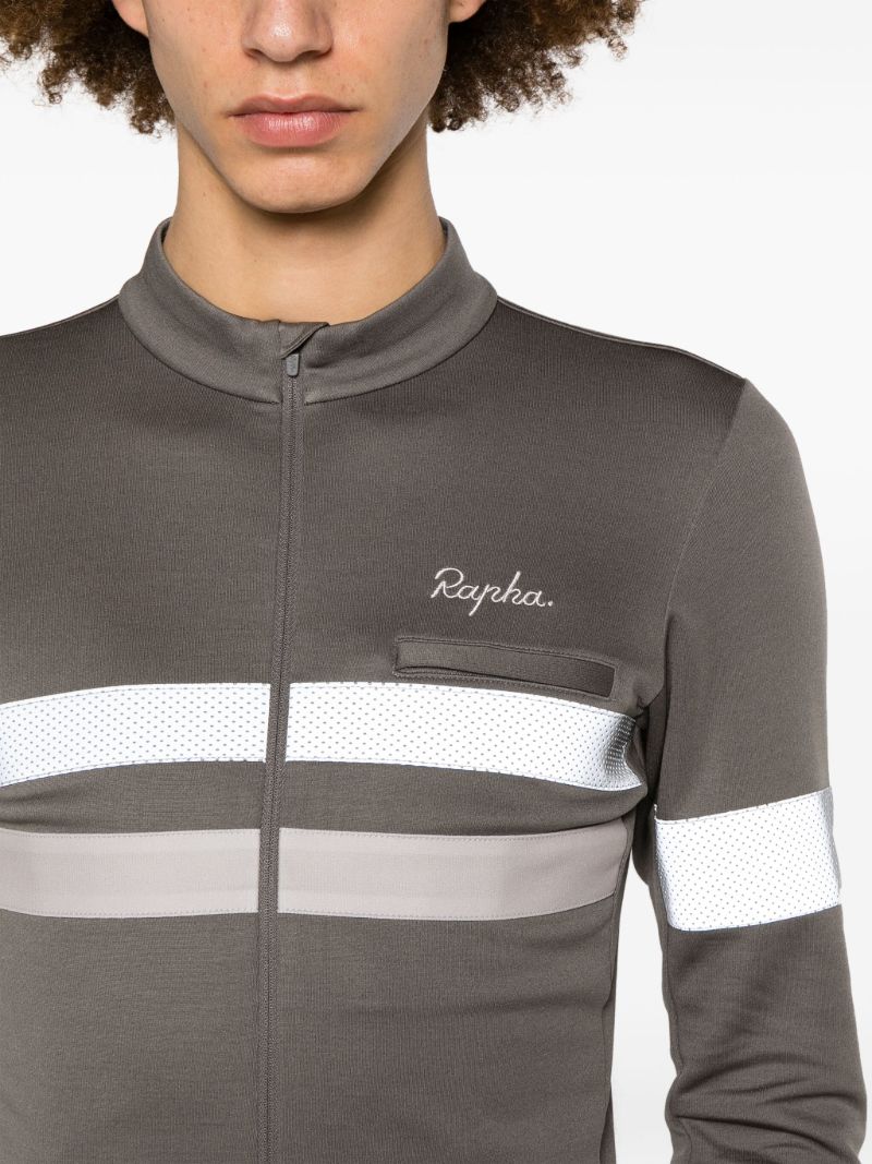 Grey Brevet Long Sleeve Jersey