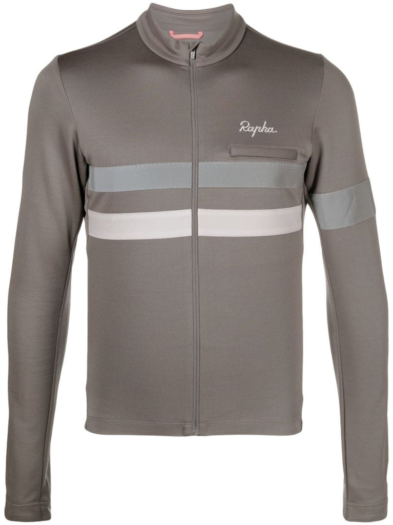 Grey Brevet Long Sleeve Jersey