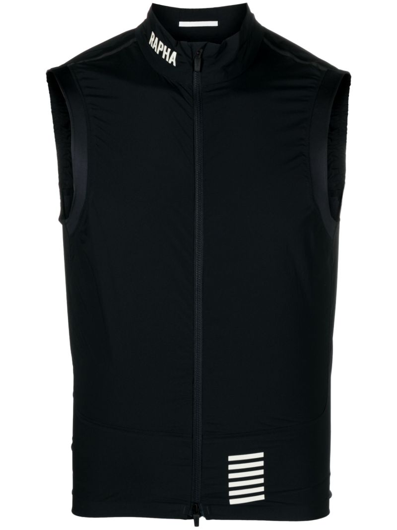 Black Pro Team Lightweight Gilet