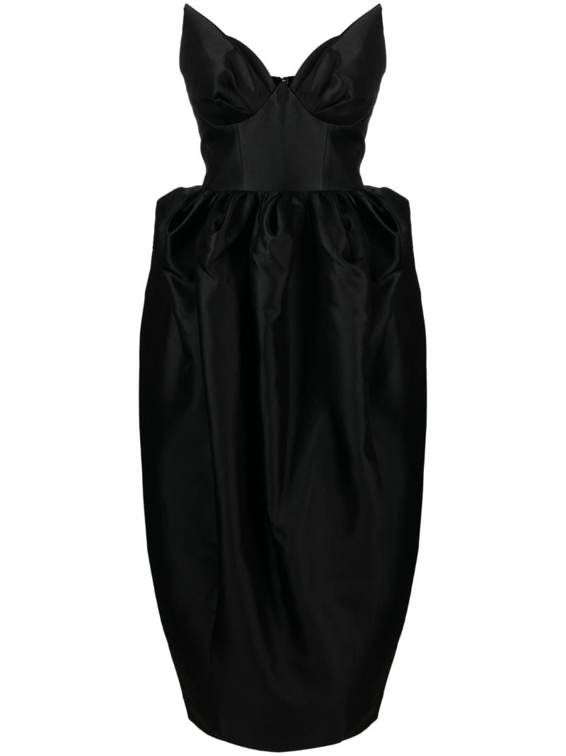 Black Matchmaker Midi Dress