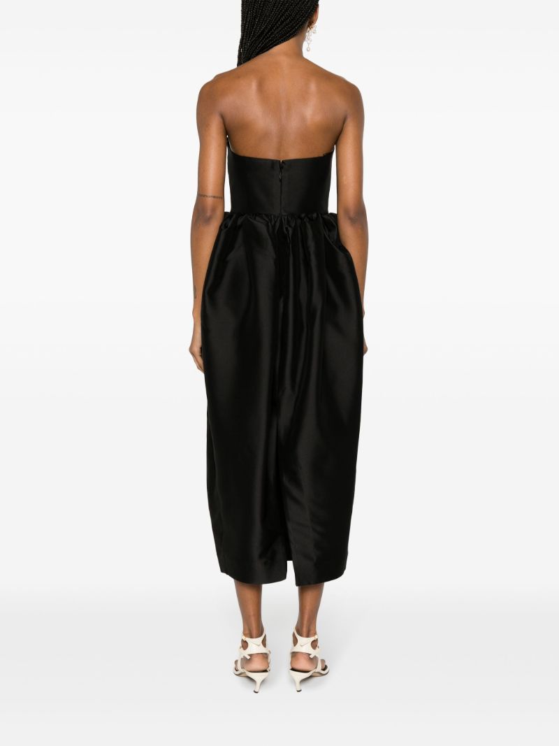 Black Matchmaker Midi Dress