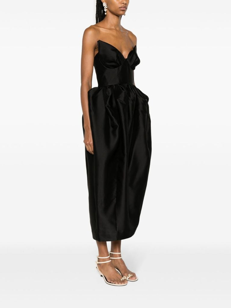Black Matchmaker Midi Dress