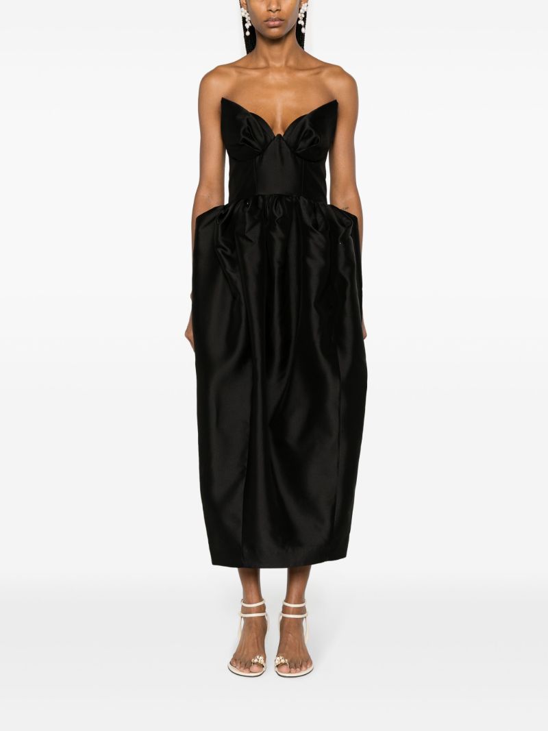 Black Matchmaker Midi Dress