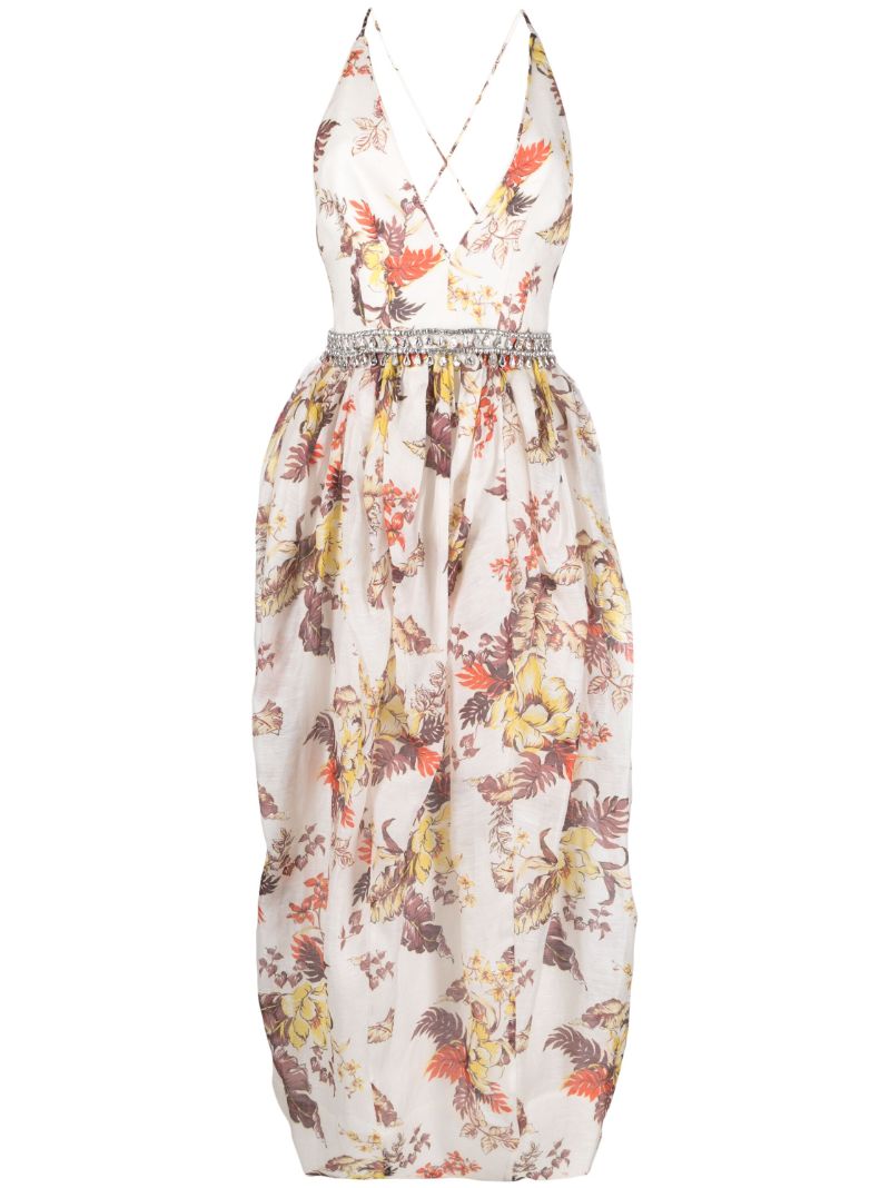 White Matchmaker Plunge Dress