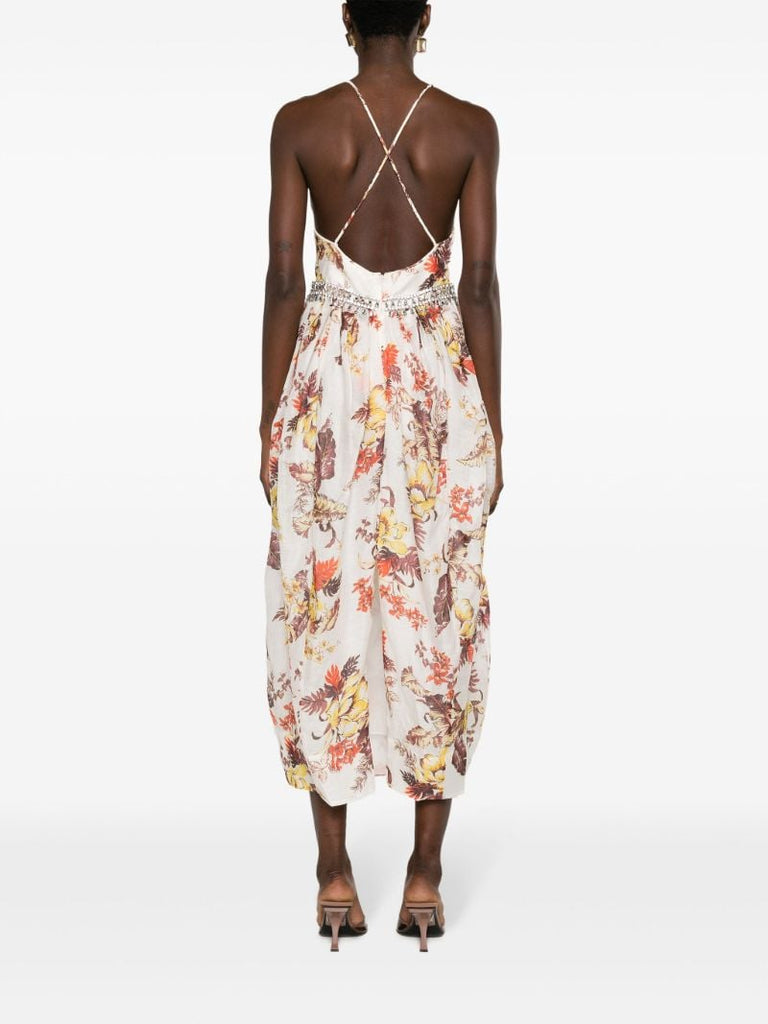 White Matchmaker Plunge Dress
