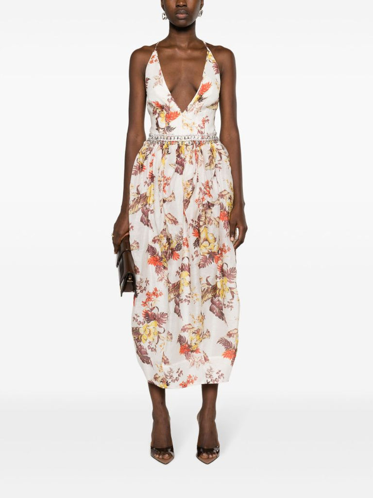White Matchmaker Plunge Dress