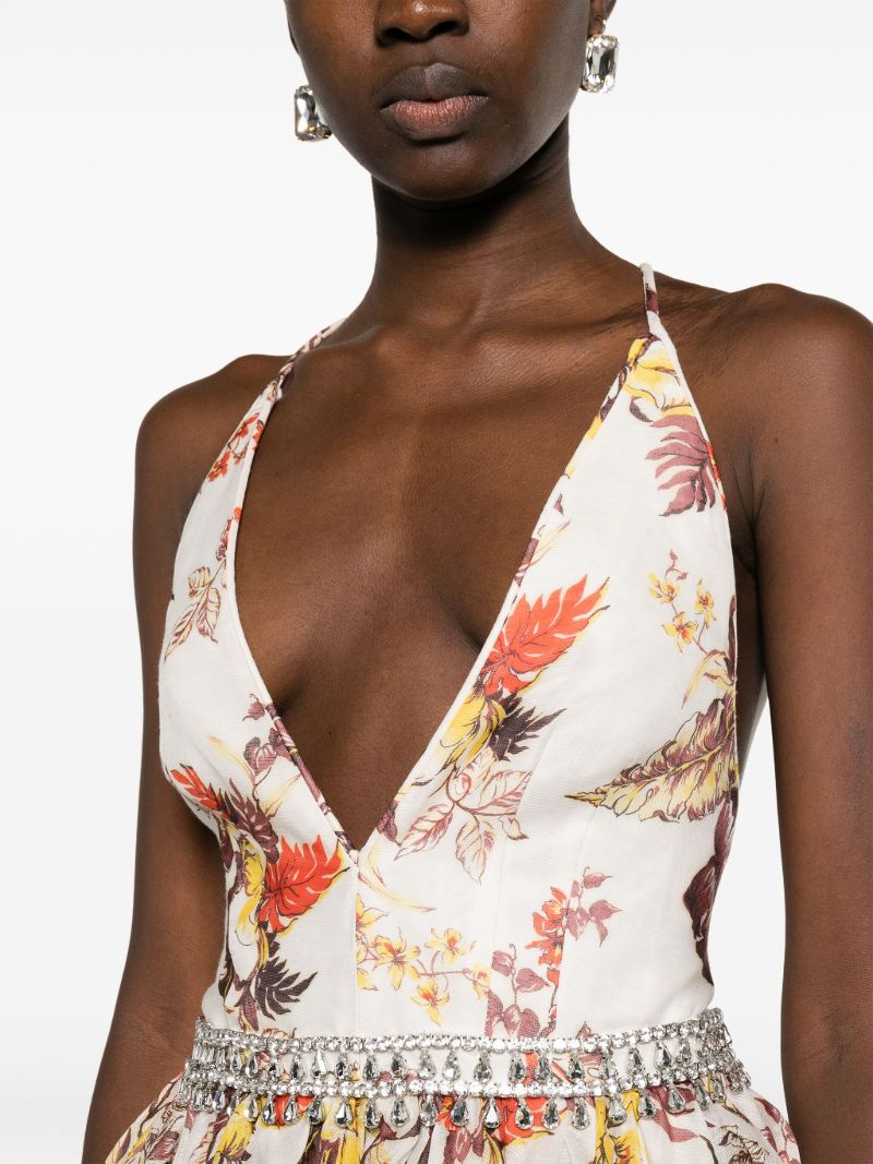 White Matchmaker Plunge Dress