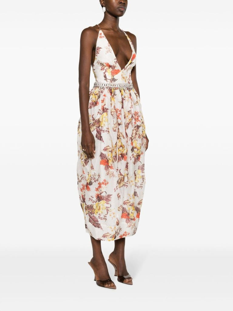 White Matchmaker Plunge Dress