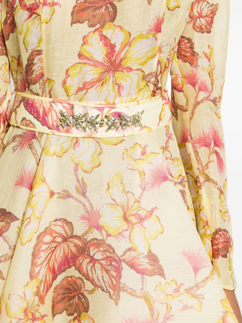 Yellow Matchmaker Organza Midi Dress