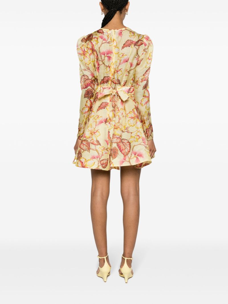 Yellow Matchmaker Organza Midi Dress
