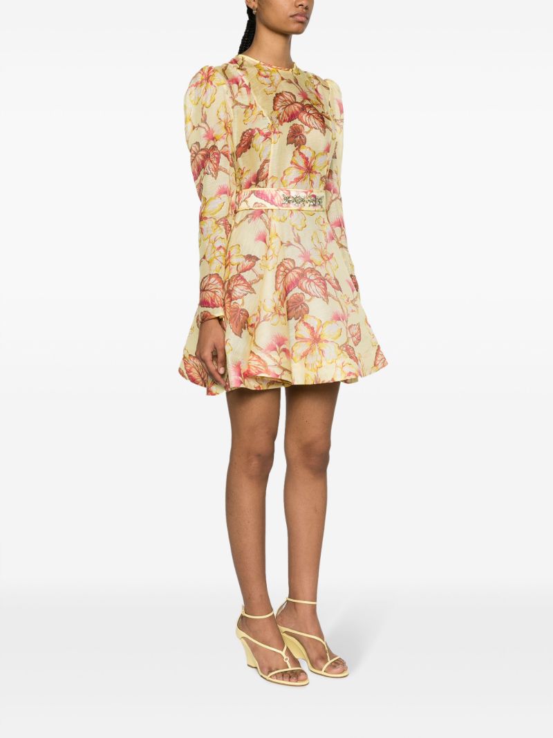 Yellow Matchmaker Organza Midi Dress