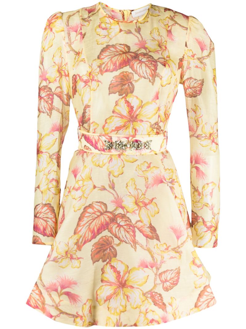 Yellow Matchmaker Organza Midi Dress