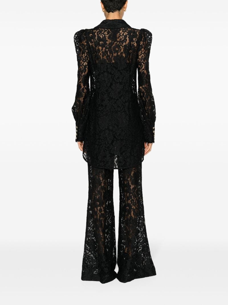 Black Matchmaker Lace Tunic Shirt