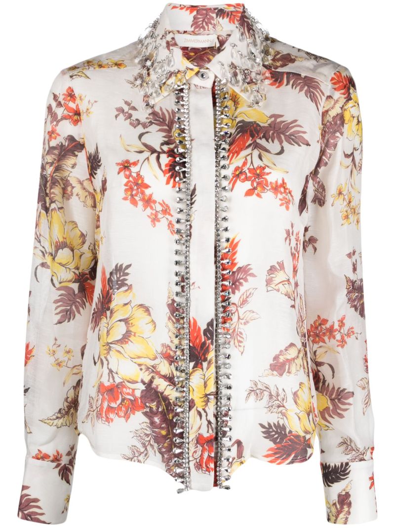 White Matchmaker Tropical Shirt