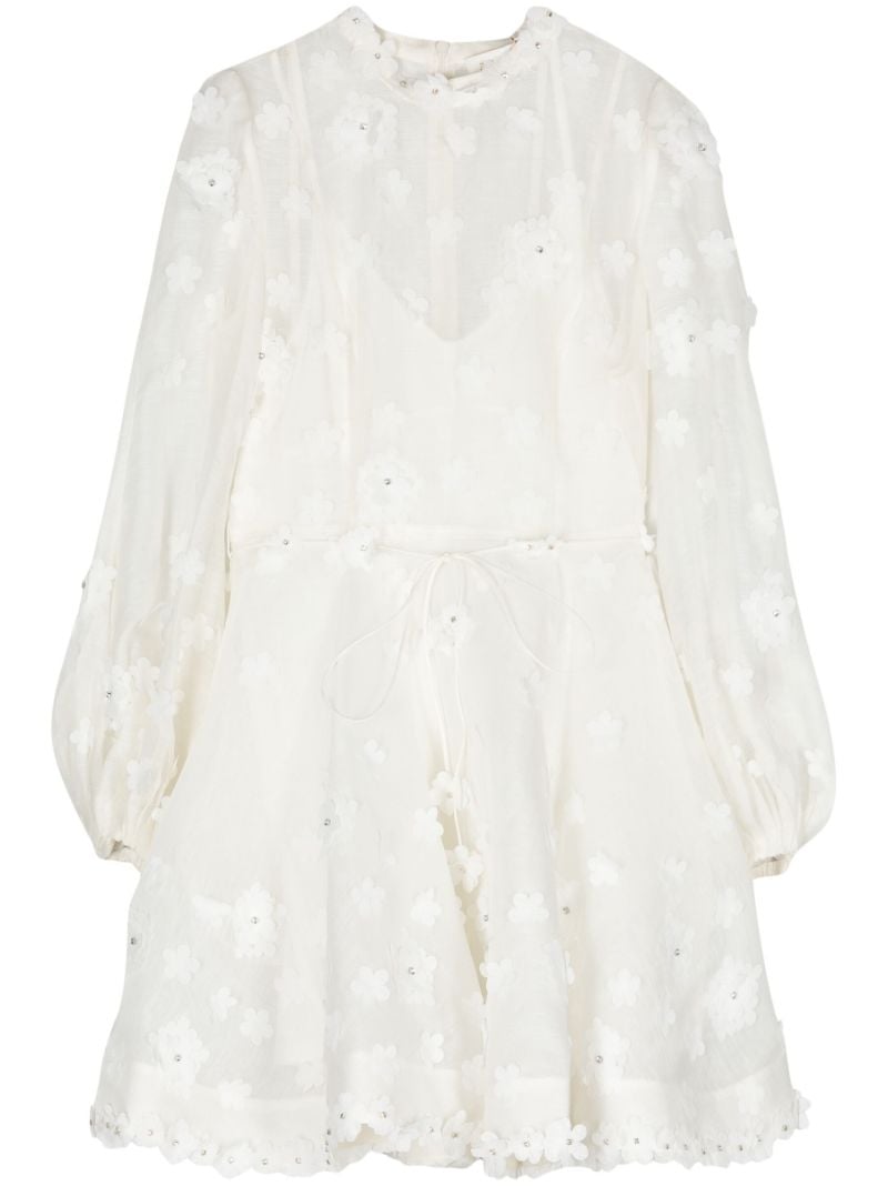 Neutral Matchmaker Lift Off Mini Dress