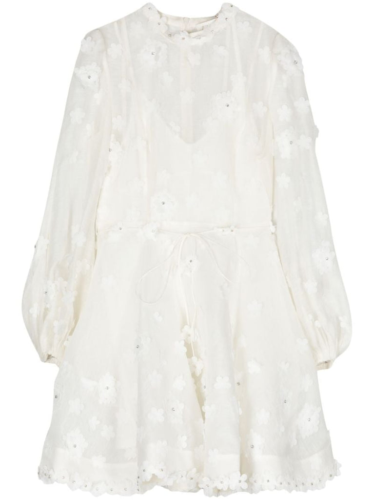 Neutral Matchmaker Lift Off Mini Dress