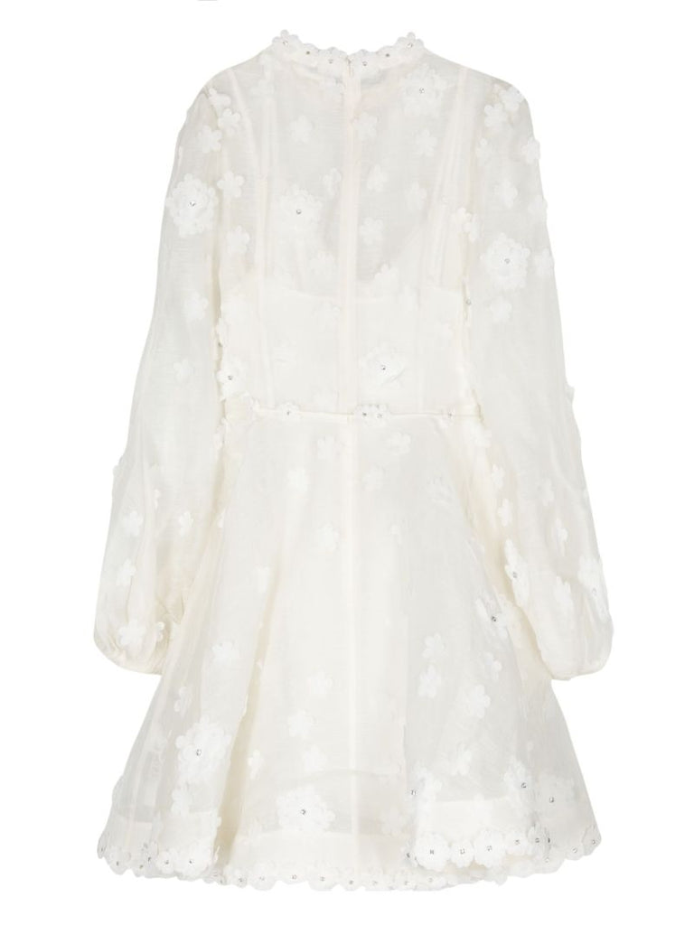 Neutral Matchmaker Lift Off Mini Dress