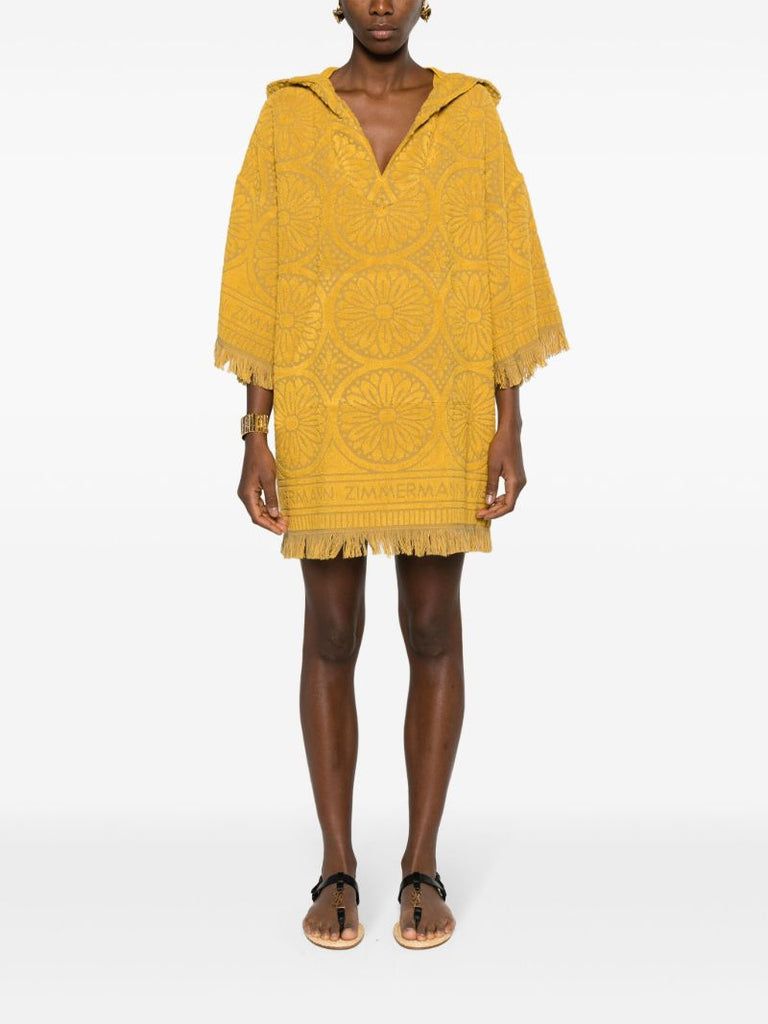 Yellow Junie Hooded Dress