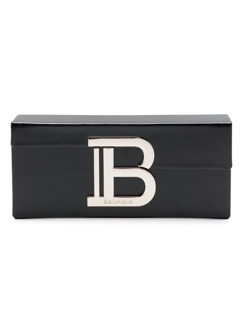 Black B-grand Rectangle-frame Sunglasses