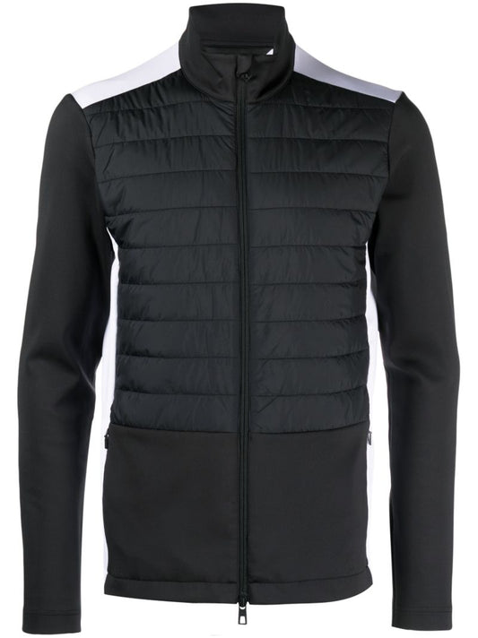 Black Delano Hybrid Padded Jacket