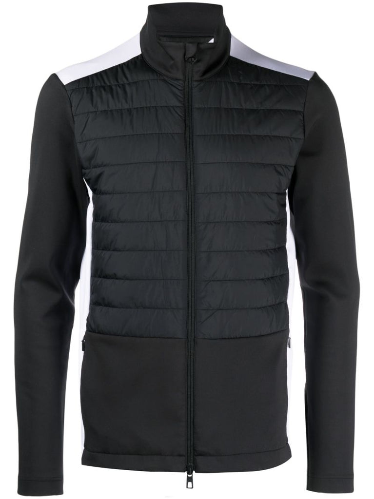 Black Delano Hybrid Padded Jacket