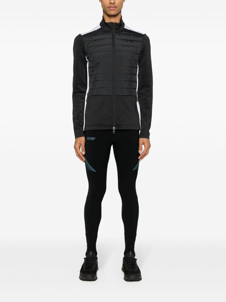Black Delano Hybrid Padded Jacket