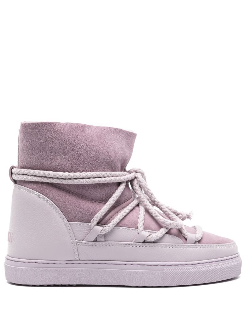 Purple Classic Suede Ankle Boots