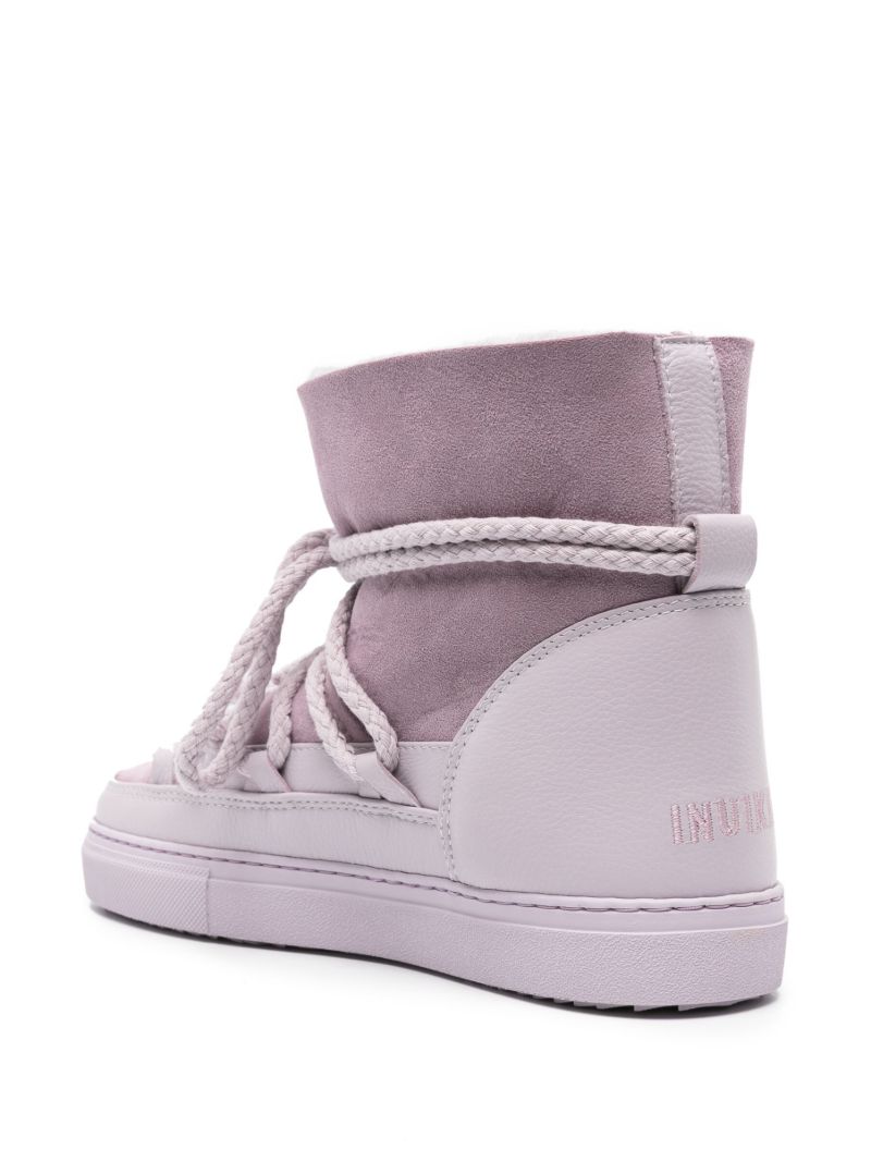 Purple Classic Suede Ankle Boots