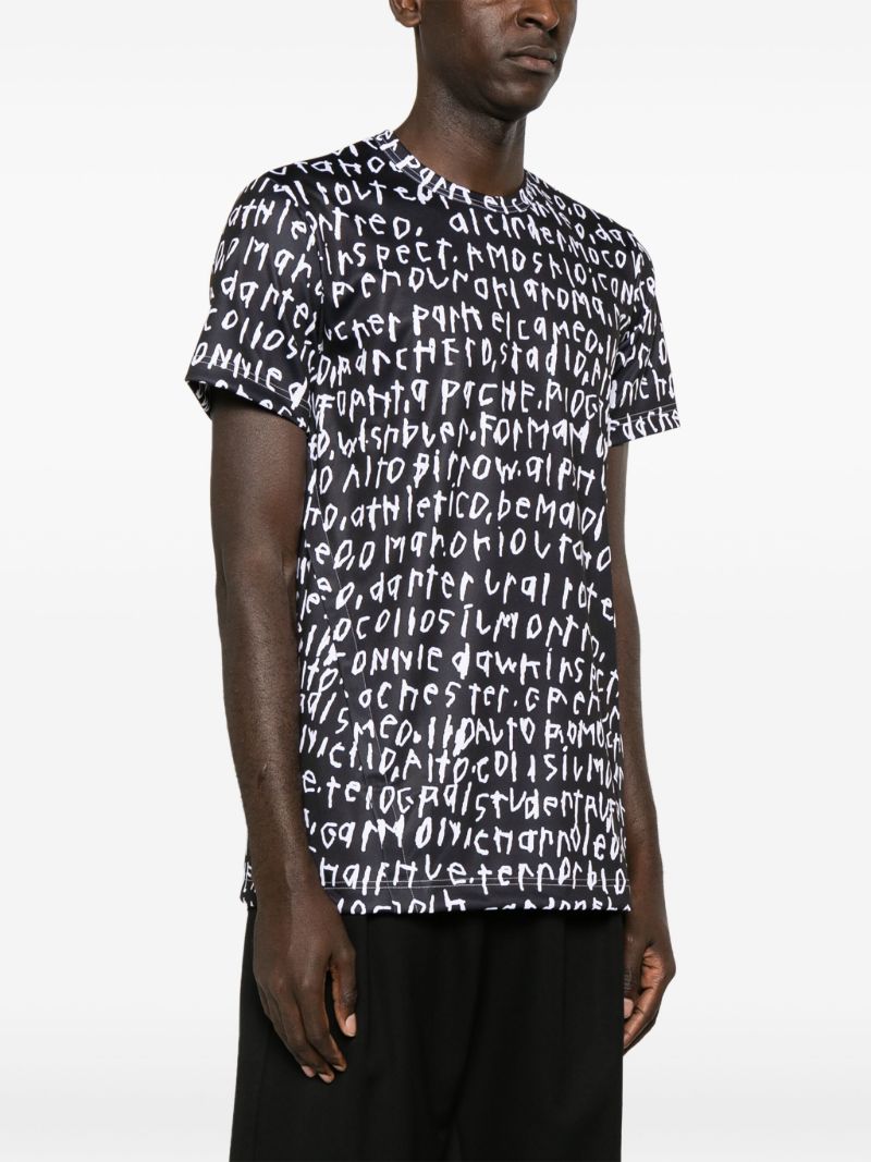 Black Graphic-print T-shirt