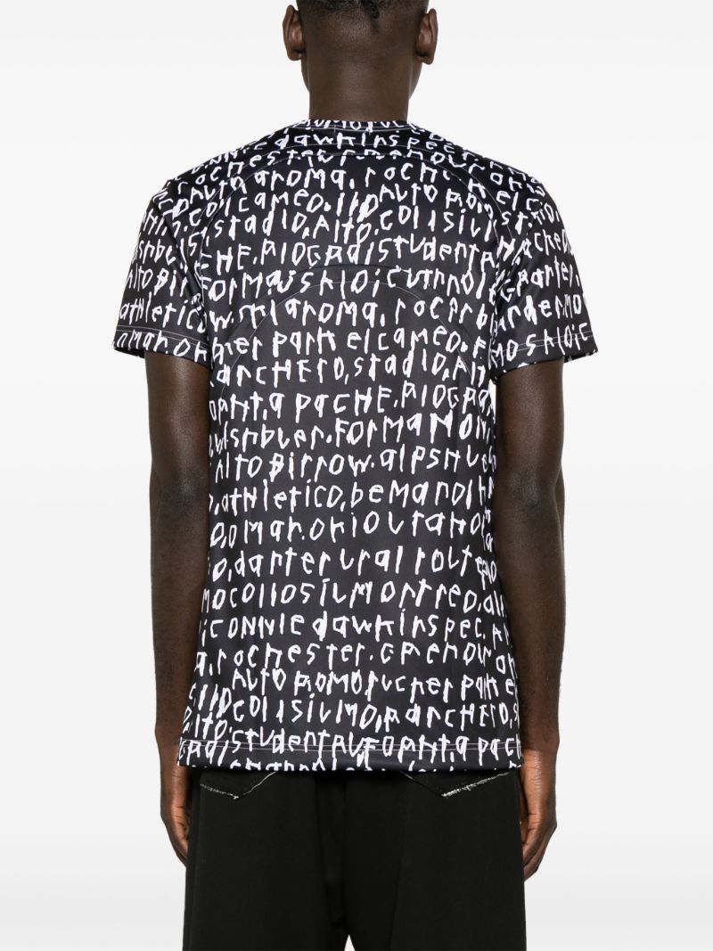 Black Graphic-print T-shirt