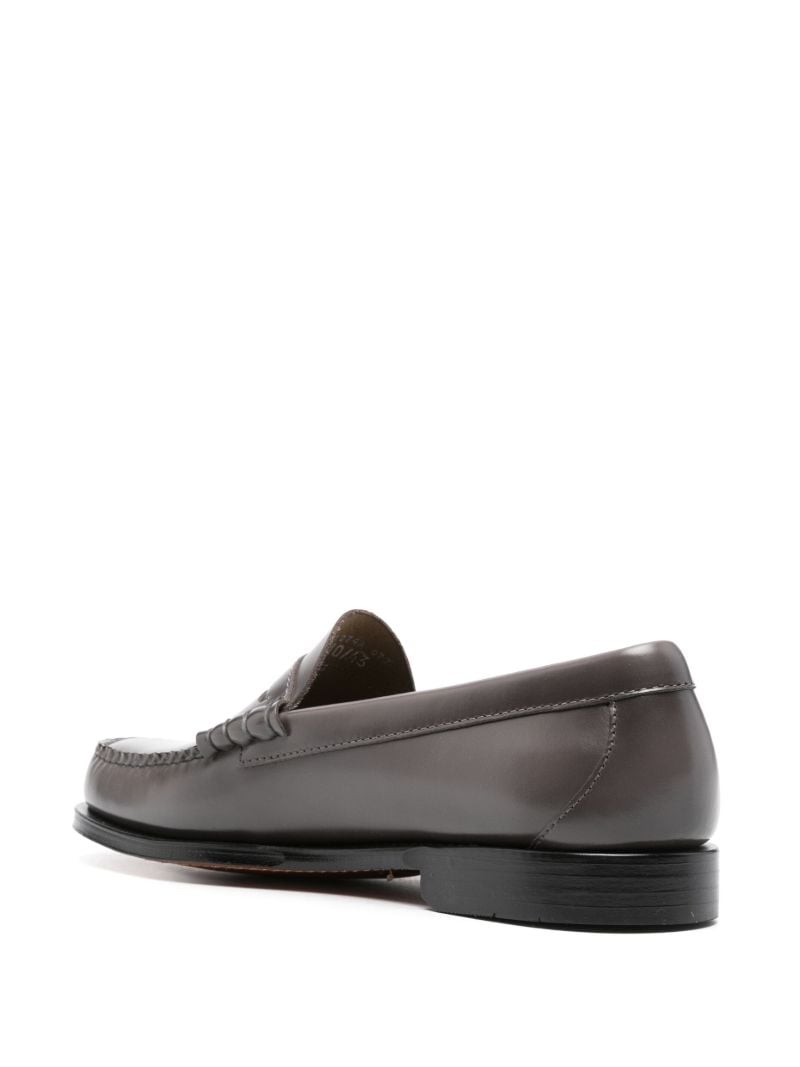 Grey Weejuns Leather Penny Loafers