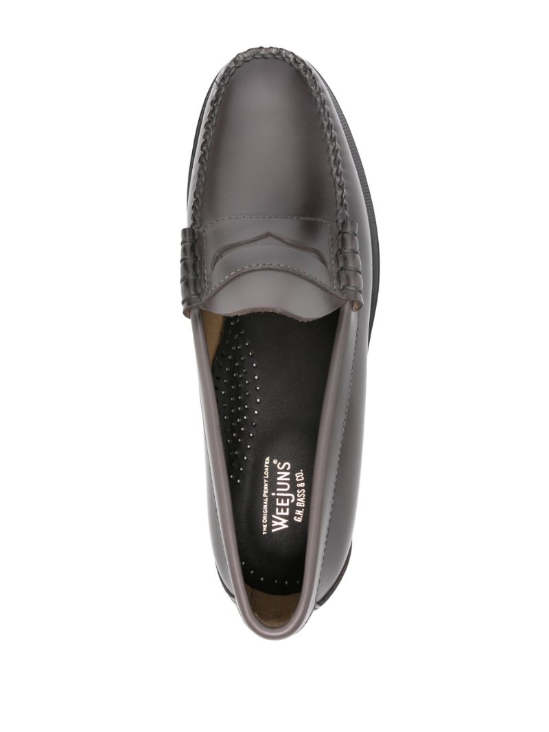 Grey Weejuns Leather Penny Loafers