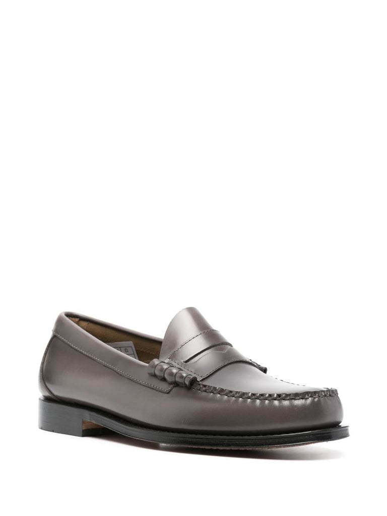 Grey Weejuns Leather Penny Loafers