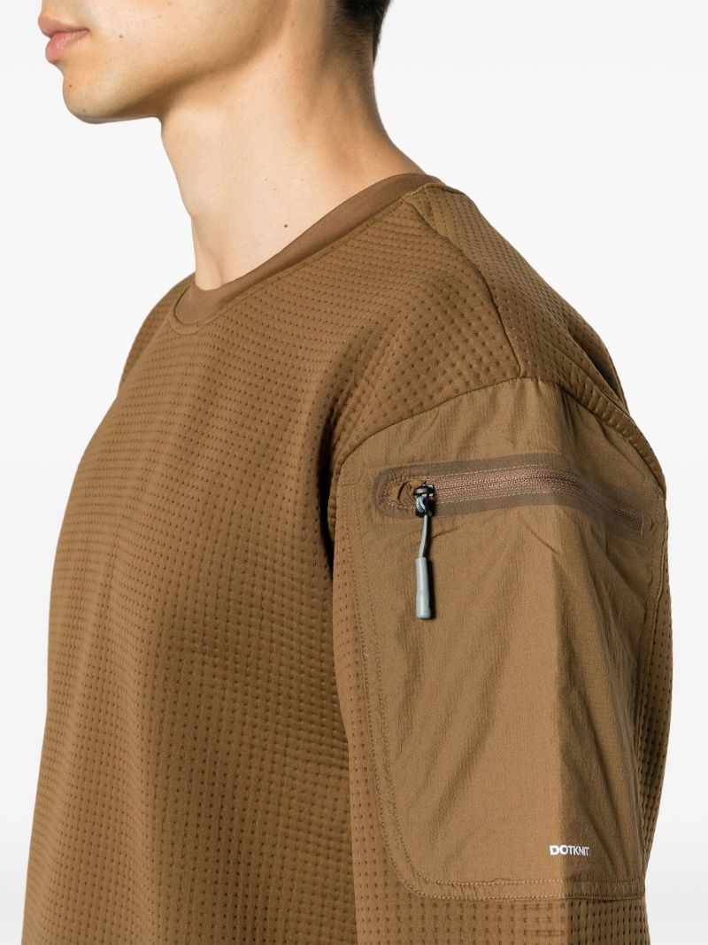 X Undercover Brown Soukuu Dotknit T-shirt