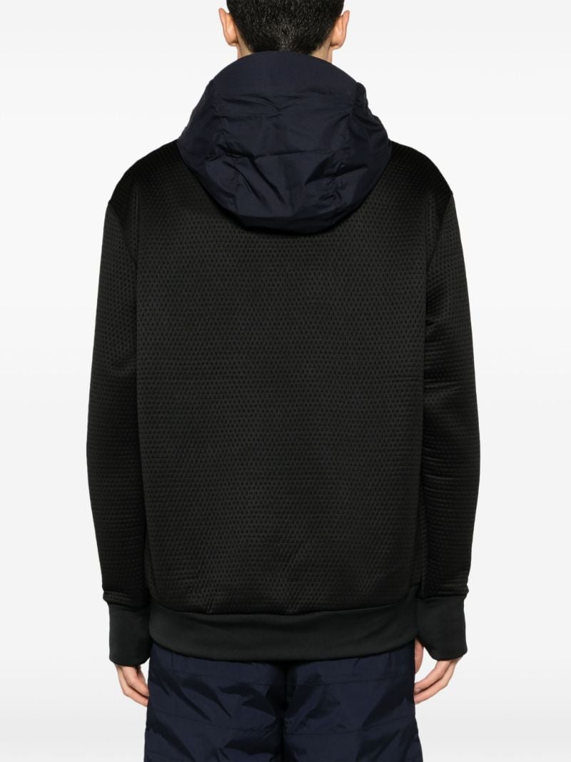 X Undercover Black Soukuu Dotknit Hoodie