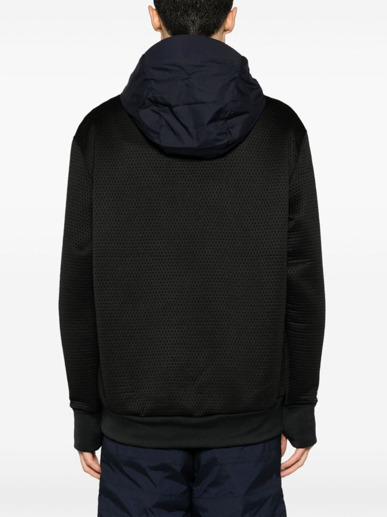 X Undercover Black Soukuu Dotknit Hoodie