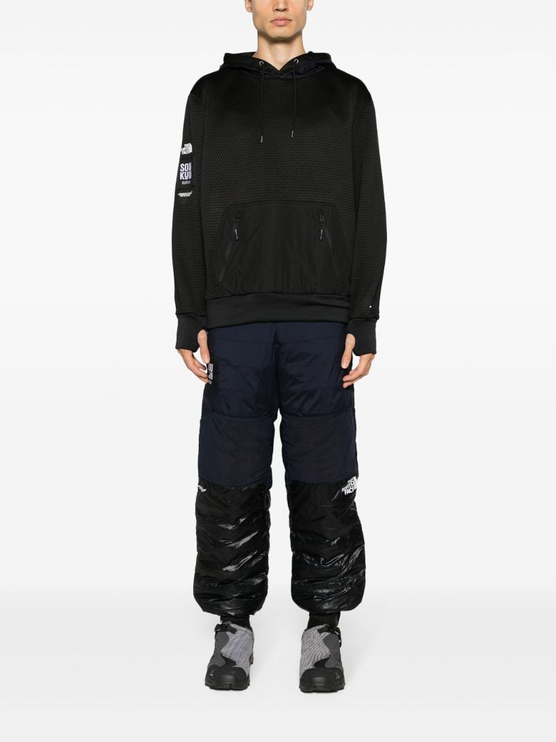 X Undercover Black Soukuu Dotknit Hoodie
