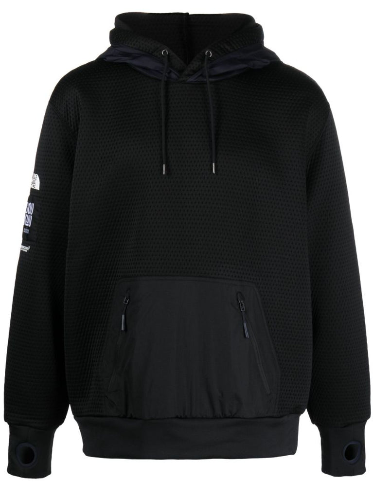 X Undercover Black Soukuu Dotknit Hoodie