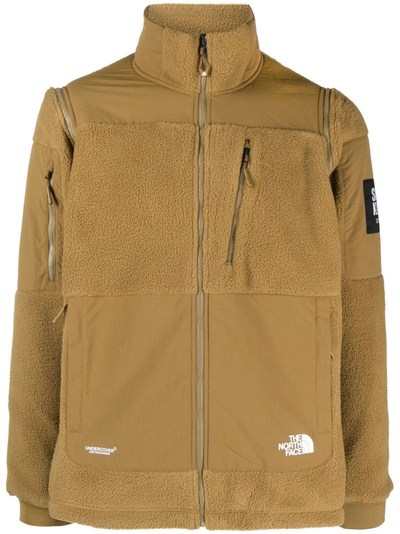 X Undercover Brown Soukuu Fleece Jacket