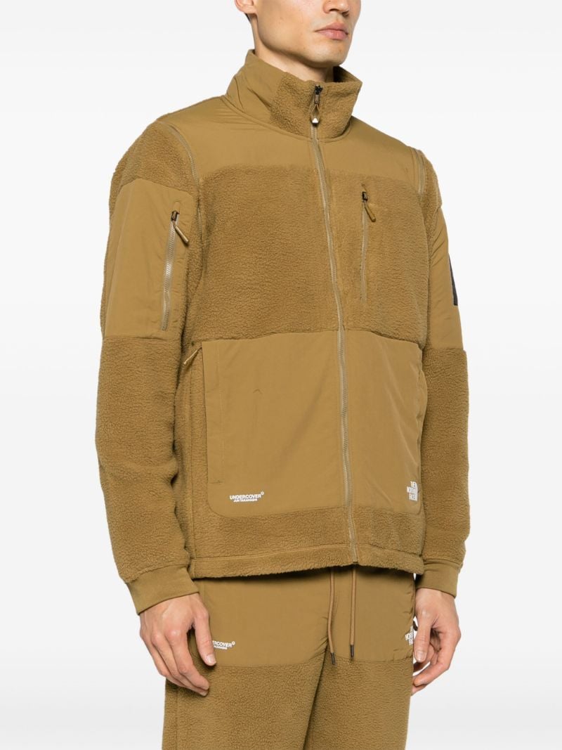 X Undercover Brown Soukuu Fleece Jacket