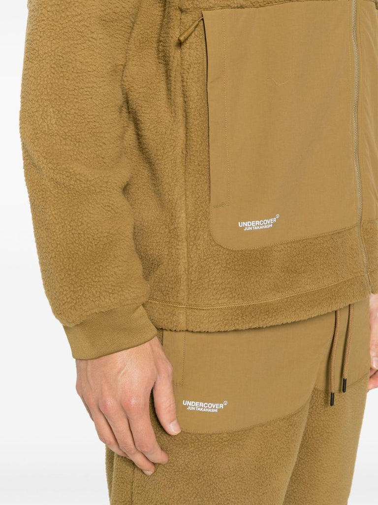 X Undercover Brown Soukuu Fleece Jacket